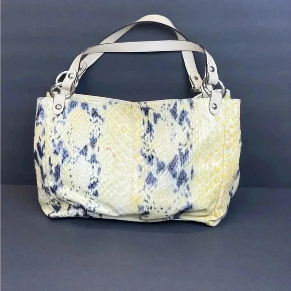Cavalcanti Genuine Leather
Shoulder Bag Leather Size Large Snakeskin - Picture 1 of 15